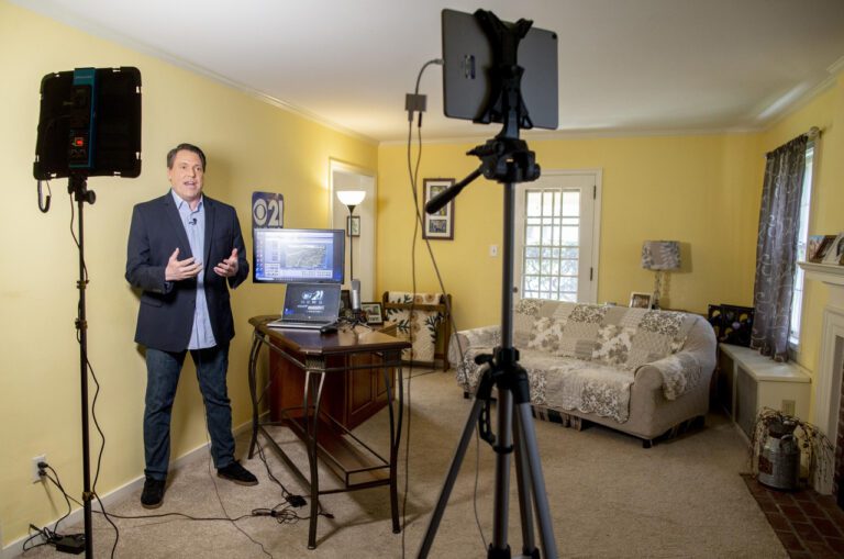 Inside the Charming Home of CBS Weatherman Lonnie Quinn