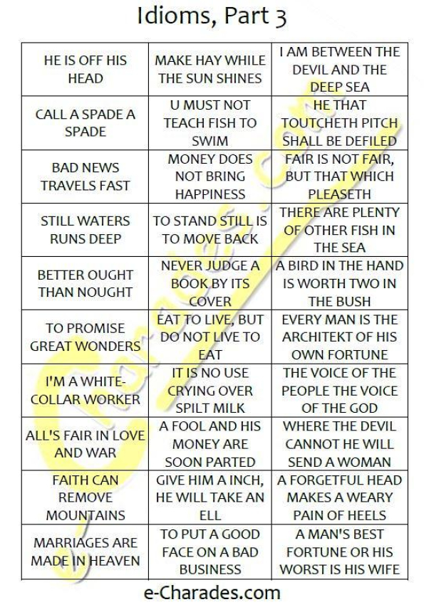 Fun and Popular Charades Game Words for All Ages