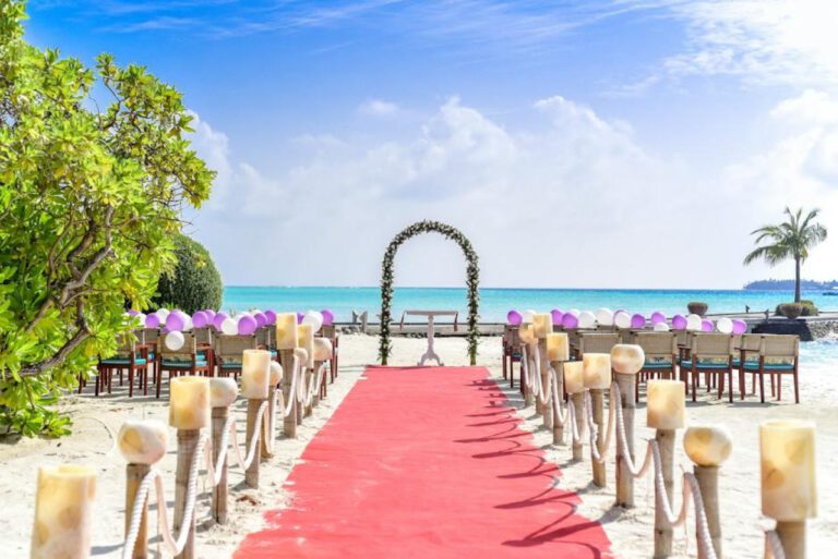 Dazzling Formal Beach Wedding Attire for a Dreamy Celebration