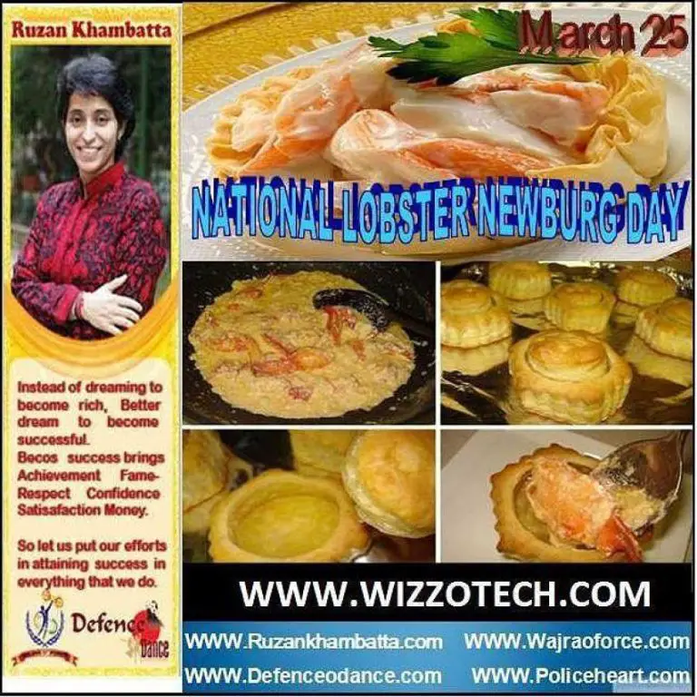 Discovering National Lobster Newburg Day