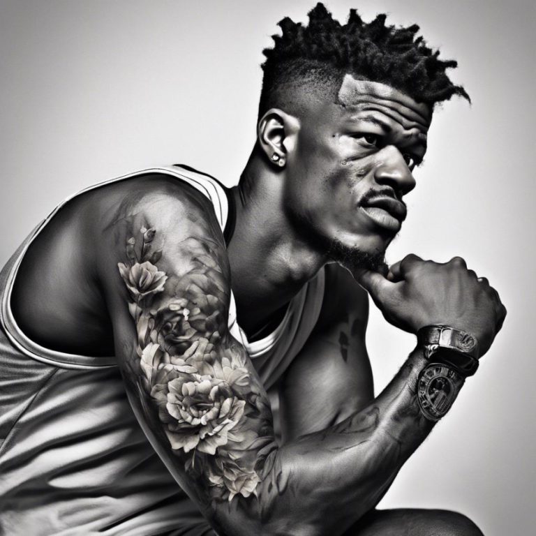 Wait, does Jimmy Butler actually have tattoos?!
