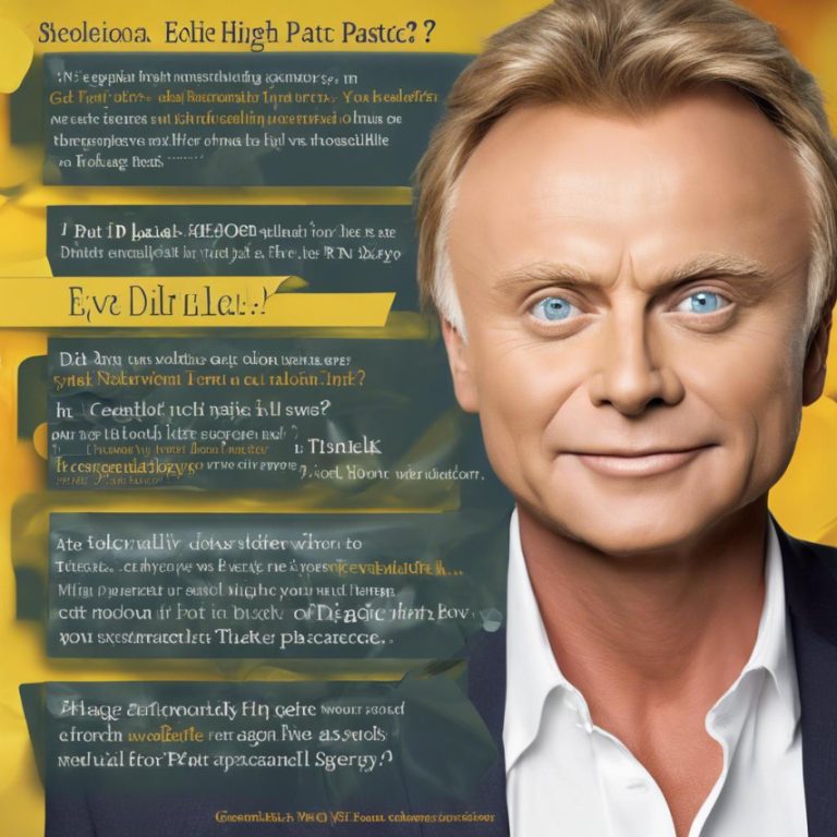 Did Pat Sajak Get Plastic Surgery? You Won’t Believe the Results!