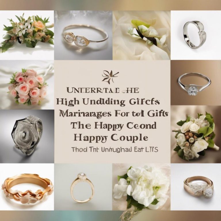 Unique Wedding Gifts for Second Marriages: Thoughtful Choices for the Happy Couple
